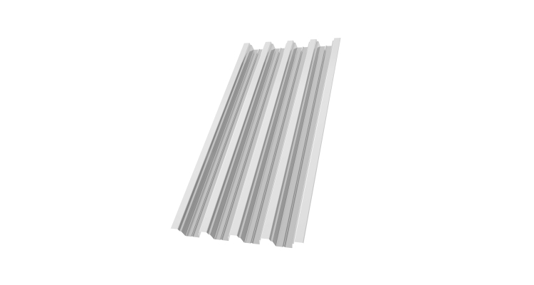 Профнастил Н75R 0,7 PE RAL 9003 сигнальный белый