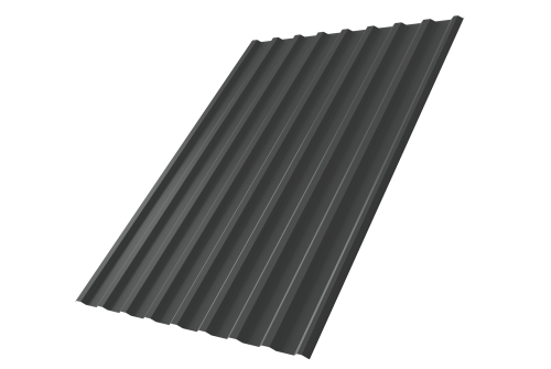 Профнастил С20R 0.45 Drap RAL 7016 антрацитово-серый