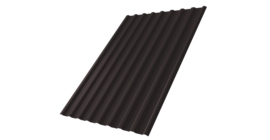 Профнастил С20R 0,5 Satin Мatt RAL 9005 черный