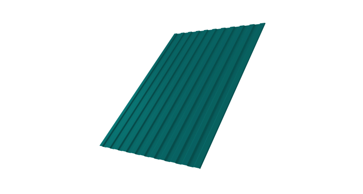 Профнастил С8А 0,45 PE RAL 5021 водная синь