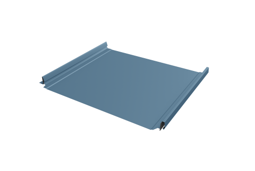 Кликфальц Pro Grand Line 0,45 Drap TX с пленкой на замках RAL 5024 пастельно-синий