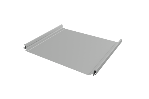 Кликфальц Pro Grand Line 0,45 Drap TX с пленкой на замках RAL 7047 телегрей 4