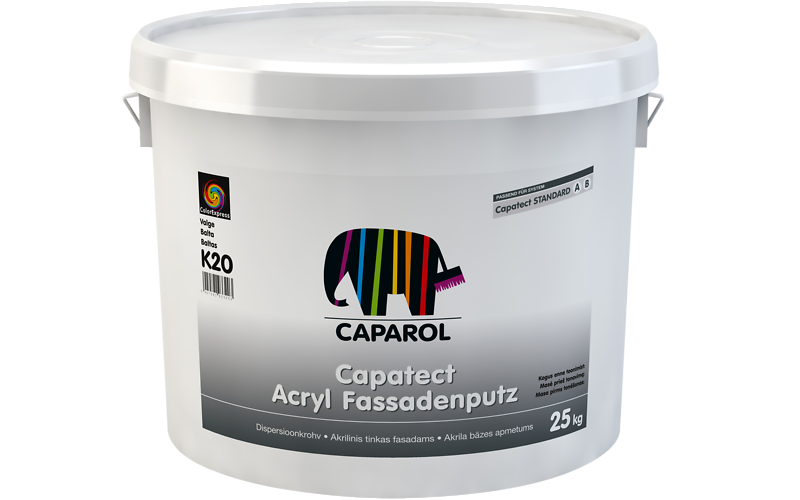 Штукатурка Декоративная Полимерная Capatect Acryl Fassadenputz К15 20 кг