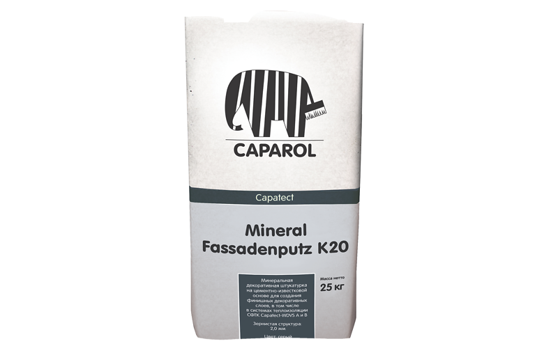 Матовая Минеральная Декоративная Штукатурка Capatect Mineral Fassadenputz К 15 25 кг