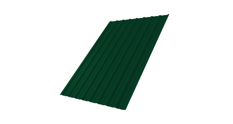 Профнастил С10A 0,45 Drap TX RAL 6005 зеленый мох