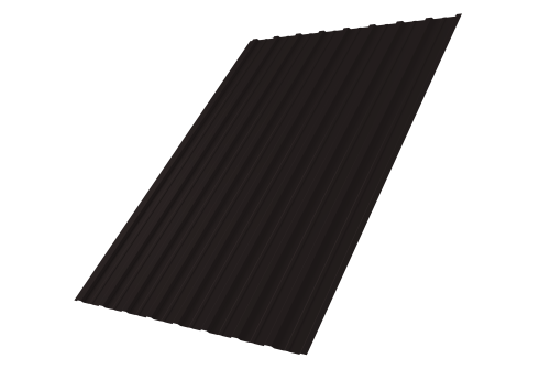 Профнастил С10A 0,45 Drap TX RAL 9005 черный