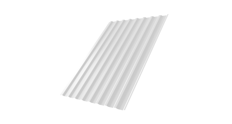 Профнастил С20В 0,45 Drap RAL 9003 сигнальный белый