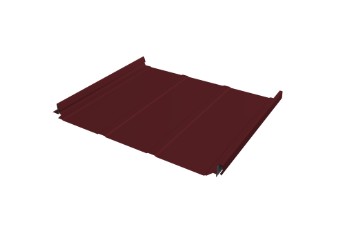 Кликфальц Pro Line Grand Line 0,45 Drap TX с пленкой на замках RAL 3005 красное вино