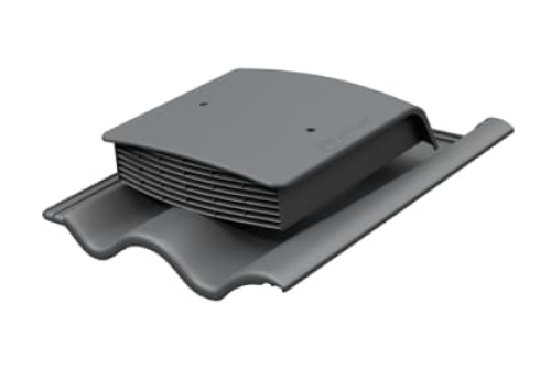 Аэратор Скатный KTV для волновой черепицы Графит/Серый