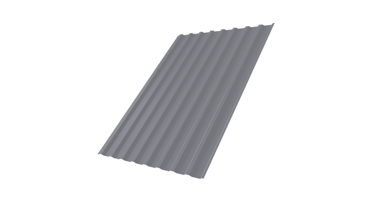 Профнастил С20В 0,7 PE RAL 7004 сигнальный серый