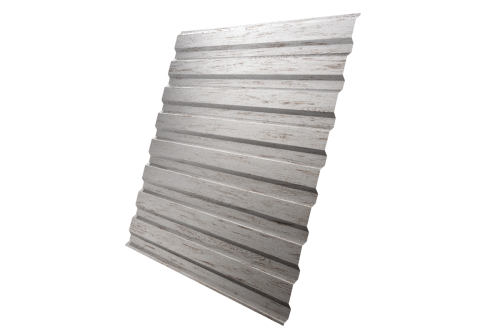 Профнастил С20A 0.45 Print Elite Snow Wood TwinColor