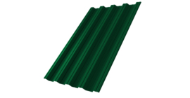 Профнастил НС44 0,5 Satin RAL 6005 зеленый мох