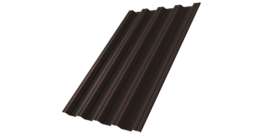 Профнастил НС44 Grand Line 0,5 PurLite Matt RR 32 темно-коричневый