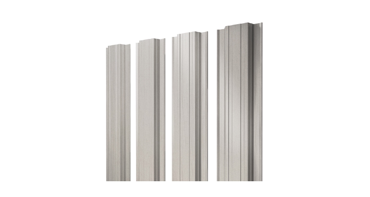 Штакетник Прямоугольный с прямым резом 0,45 Print Elite Milky Wood TwinColor