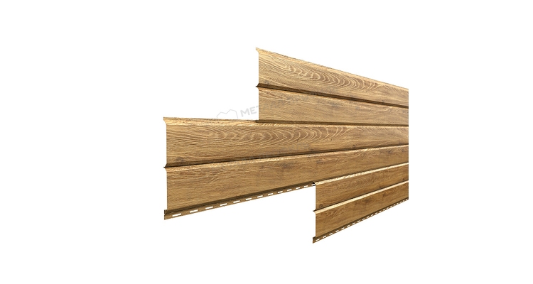 Сайдинг Металл Профиль Lбрус-15х240 (ECOSTEEL_T-01-ЗолотойДуб-0.5)