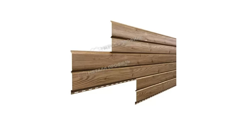 Сайдинг Металл Профиль Lбрус-15х240 (ECOSTEEL_T-01-Кедр-0.5)