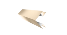 Угол внешний сложный 75х75 0,45 Drap TX RAL 1015 светлая слоновая кость (2м)