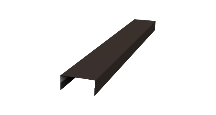 Крышка 30х15 жалюзи Texas 0,5 PurPro RR 32 темно-коричневый (2,5м)