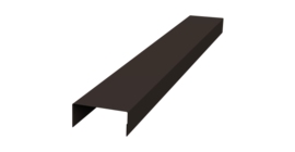 Крышка 45х20 жалюзи Texas 0,45 Drap ST RR 32 темно-коричневый (2м)