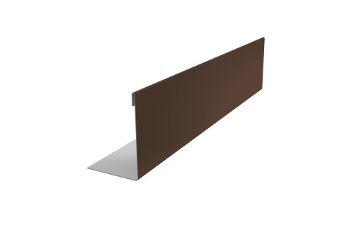 Нащельник 125 Texas 25х35 0,5 Satin Matt TX RAL 8017 шоколад (L1,8)