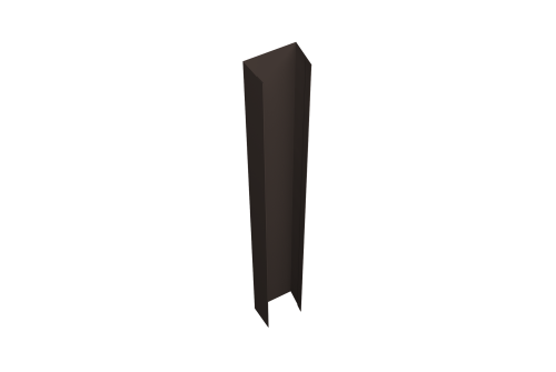 Крепежная планка верхняя Texas 0,5 Atlas X RR 32 темно-коричневый (2м)