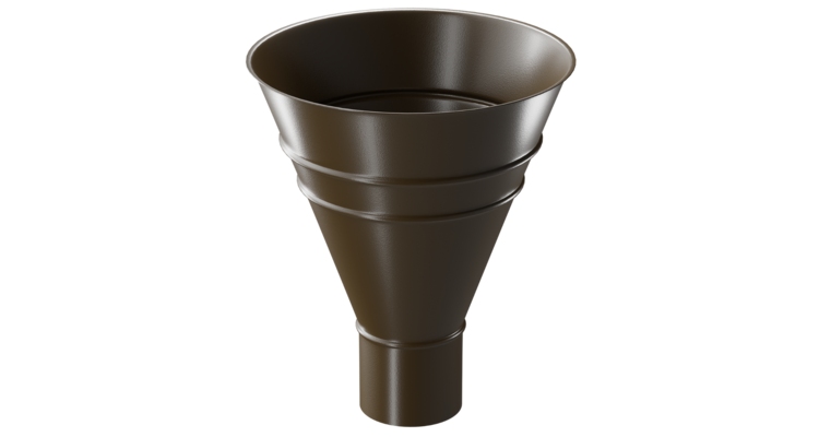 Воронка водосборная Stal Premium, каштан