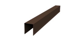 Планка опорная составная внутренняя Palermo 0,45 Drap-double TX RAL 8017 шоколад (2м)