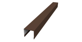 Стойка боковая крепежная для забора жалюзи Palermo 0,5 Drap TX RAL 8017 шоколад (1,8м)