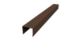 Крышка жалюзи Palermo 0,45 Drap-double TX RAL 8017 шоколад (2м)