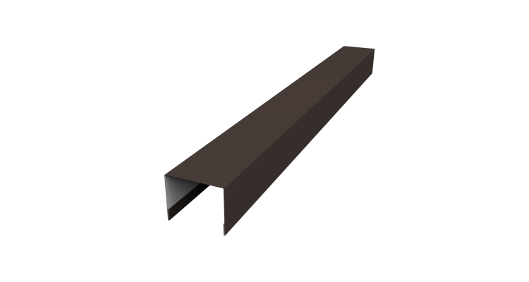 Крышка жалюзи Palermo 0,5 Rooftop Бархат RR 32 темно-коричневый (2,5м)