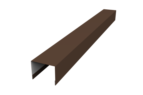 Крышка жалюзи Palermo 0,5 Drap TX RAL 8017 шоколад (2,5м)