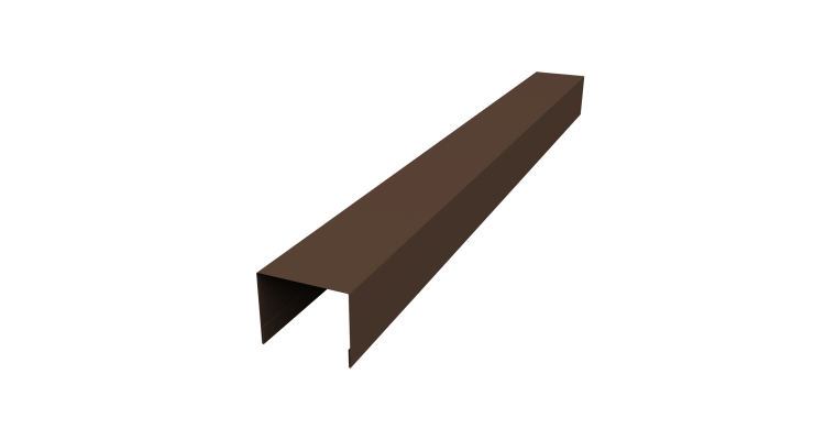 Крышка жалюзи Palermo 0,5 Velur X RAL 8017 шоколад (3м)