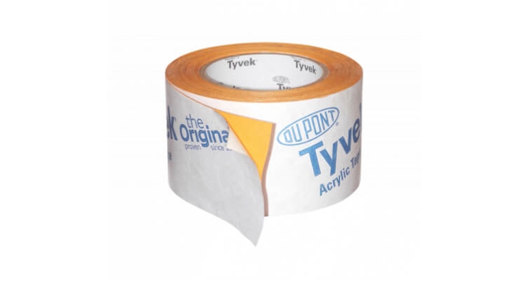 Tyvek скотч для герметизации перехлестов Acrylic Tape (75ммх25м)